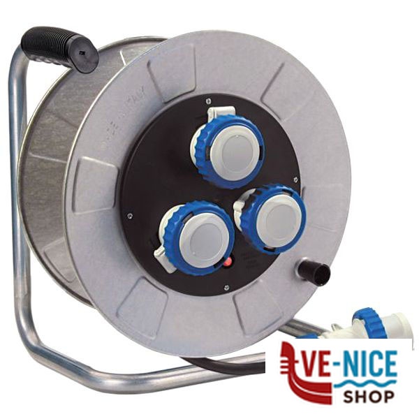 AVVOLGICAVO m 30 3x2,5 3x2PT CEE GOLIA 14350 FME 14350 AVVOLGICAVI E PROLUNGHE F - immagine 3