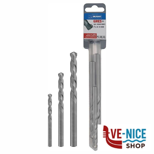 PUNTE GRES+ Sr Pz 3 mm 6/10 03042 KRINO 030410001 PUNTE ELICOIDALI SERIE F - immagine 4