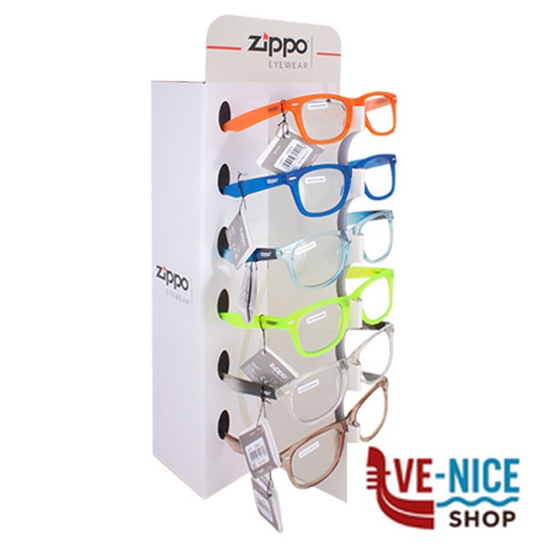 ESPOSITORE OCCHIALI SOLE FOTOCROM.Pz 6 FLUO6 ZIPPO MAC25-FLUO6 OCCHIALI SOLE C - immagine 3