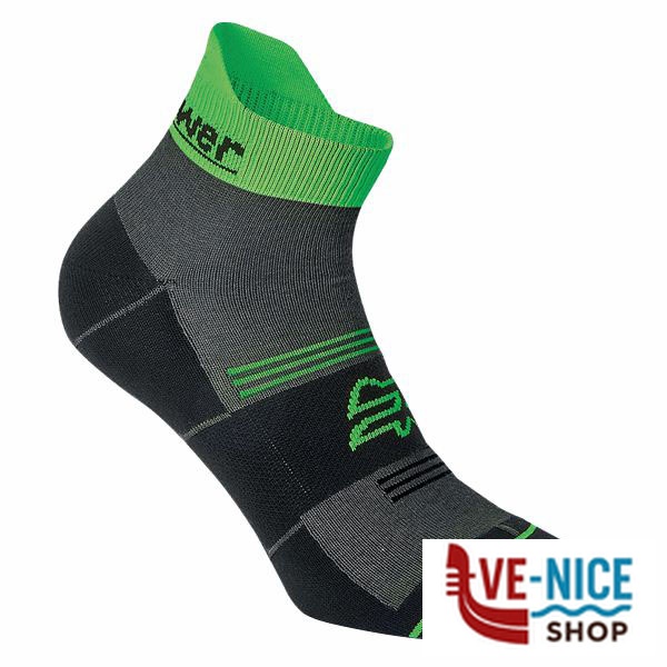 CALZE CORTE BALMY GREEN FLUO M paia 2 UPOWER WSK309VF-M CALZE LAVORO F - immagine 2