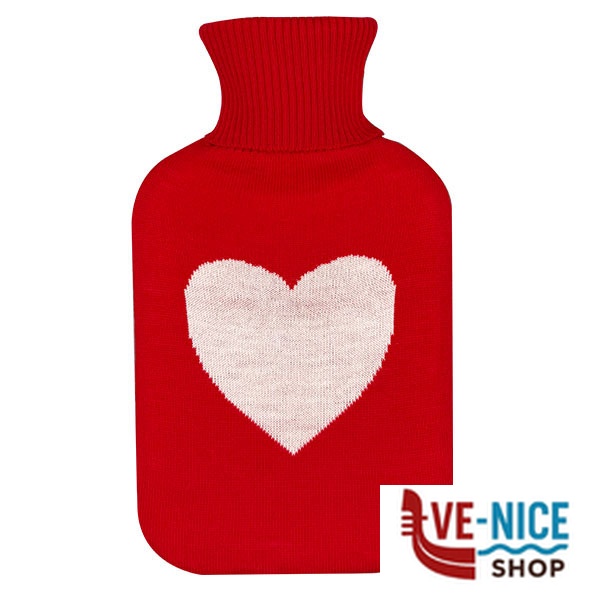 BORSA ACQUA CALDA CUORE BIANCO l 2 XTRA 12499 EKC-1003 BORSE ACQUA CALDA C - immagine 4