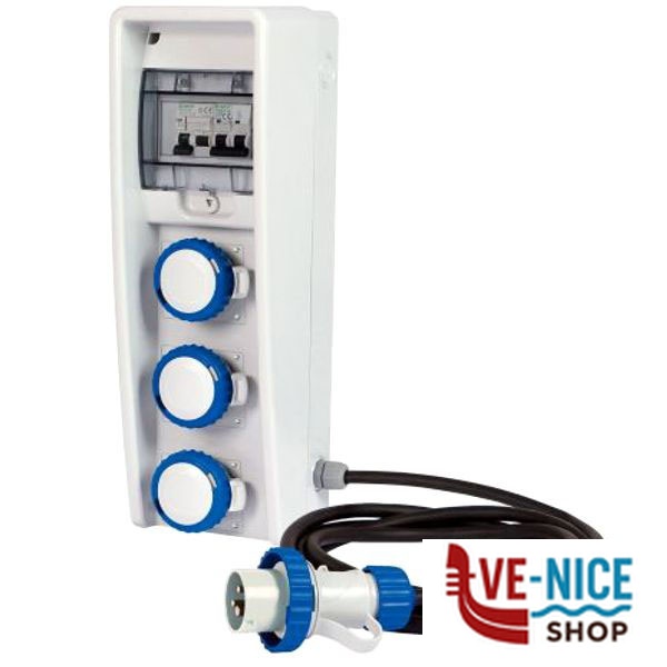 QUADRO 3x2PT CEE 16A IP67 m 1,5 74127 FME 74127 QUADRI ELETTRICI F - immagine 3