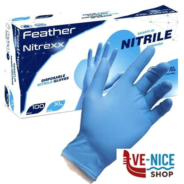 GUANTI NITRILE FNX POWDER FREE XL Pz 100 REFLEXX FNX/XL GUANTI LAVORO F - immagine 3