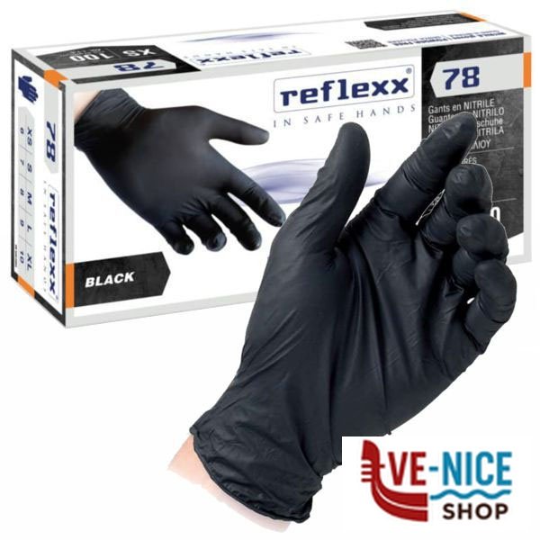 GUANTI NITRILE R78 POWDER FREE XL Pz 100 REFLEXX R78/XL GUANTI LAVORO F - immagine 3