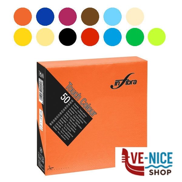 TOVAGLIOLO 2V TOUCH LIMONE Pz 50 33x33 INFIBRA I-0729N MONOUSO TOVAGLIE/TOVAGLIOLI C - immagine 2