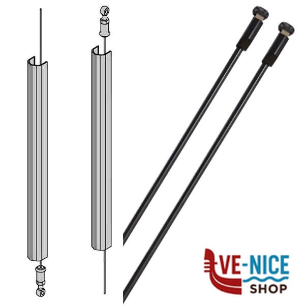 ASTE VERTICALI MANIGLIONI ALPHA 07A63-0C-0 CISA 07A63.0C.0 CISA ANTIPANICO S - immagine 4