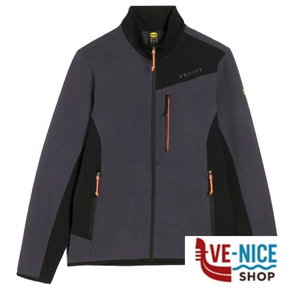 FELPA SWEATSHIRT GRIGIO MAGNETE XL SHADOW DIADORA 182037-75146/XL INDUMENTI LAVORO F - immagine 2