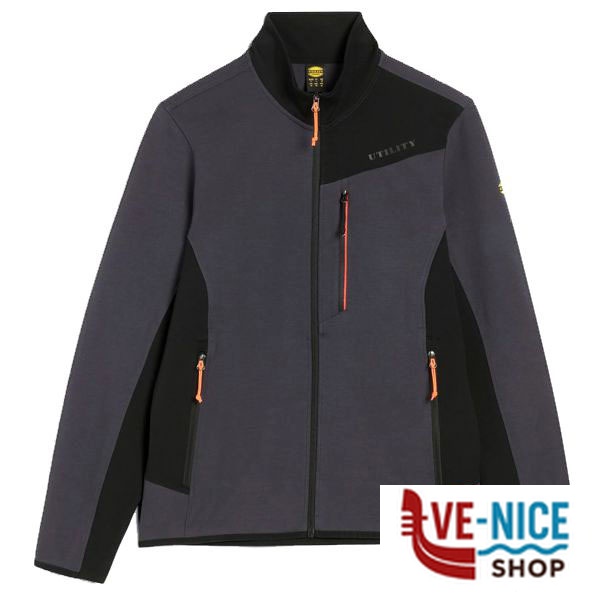 FELPA SWEATSHIRT GRIGIO MAGNETE M SHADOW DIADORA 182037-75146/M INDUMENTI LAVORO F - immagine 2
