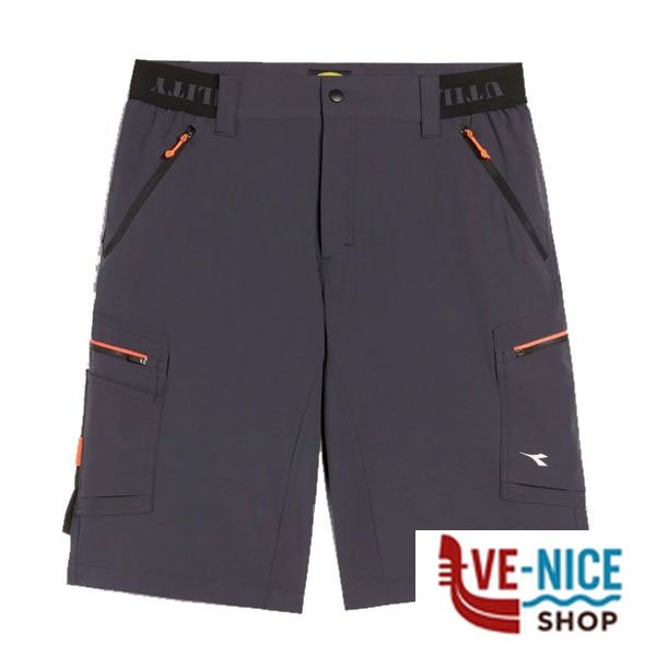 BERMUDA GRIGIO MAGNETE XXL SHADOW DIADORA 182040-75146/XXL INDUMENTI LAVORO F - immagine 4