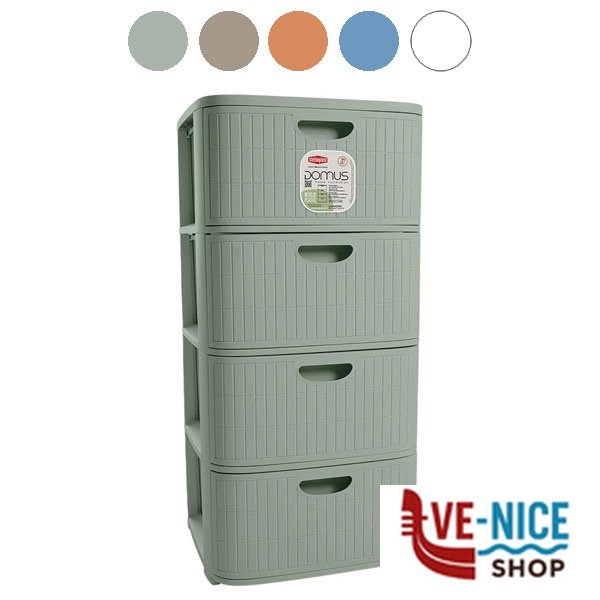 CASSETTIERA P.4 DOMUS MOCHA MO.40x40 h 80 STEFANPL PF90104 CASSETTIERE PORTAOGGETTI C - immagine 2