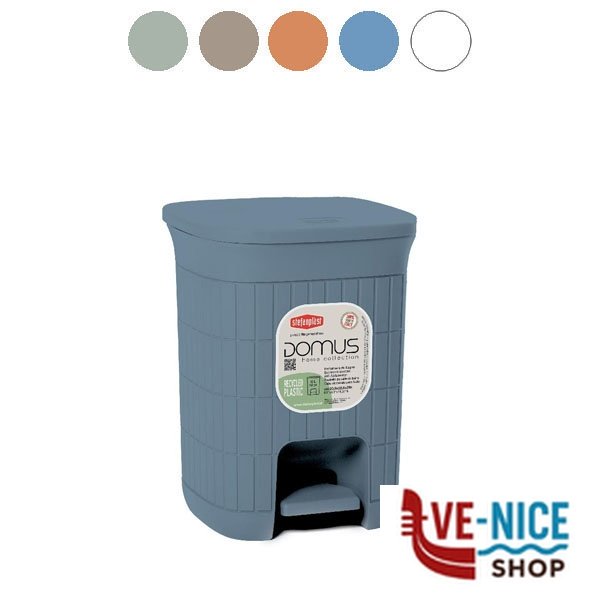 PATTUMIERA PEDALE DOMUS MINI SMOKY BL.l 6 STEFANPL PF90403 PATTUMIERE C - immagine 2