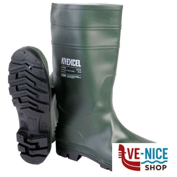 STIVALI PVC GINOCCHIO 39 VERDE EXCEL 12148 ZY001GB STIVALI F - immagine 3