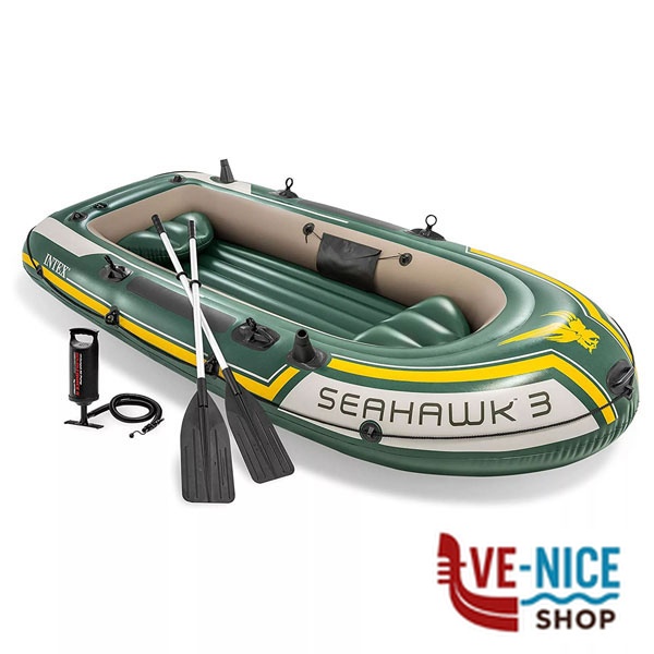 CANOTTO SEAHAWK 3 NEW 295x137 INTEX 66333NP GONFIABILI ACCESS.MARE INTEX C - immagine 2