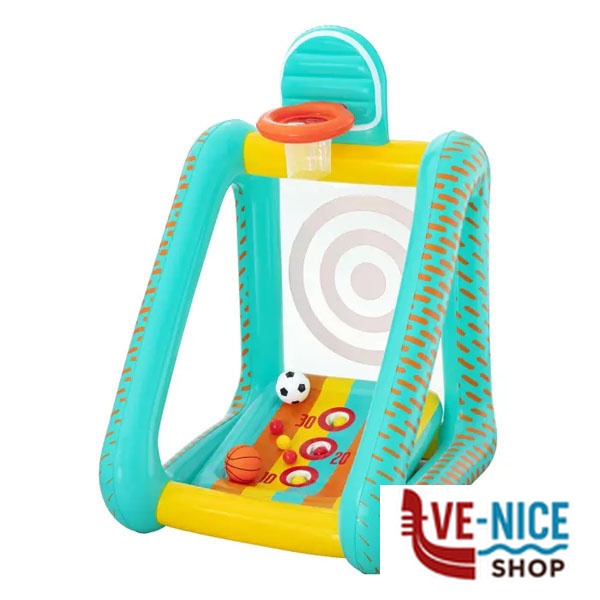 GIOCO GONFIABILE YARD 3IN1 127x109 h 178 BESTW 52813 GONFIABILI ACCESS.MARE BESTW C - immagine 2