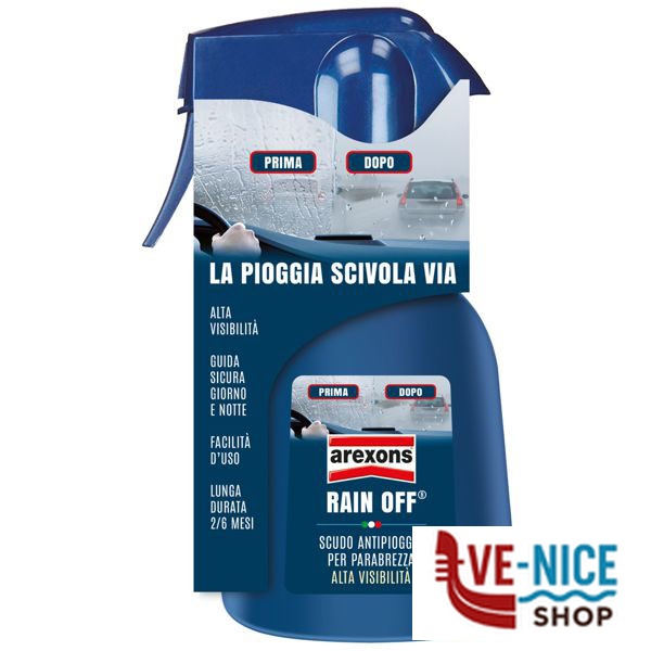 ANTIPIOGGIA RAIN OFF ml 200 AREXONS 8596 AREXONS F - immagine 3