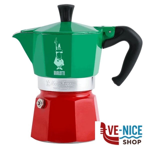 CAFFETTIERA MOKA EXPRESS ITALIA Tz 3 BIALETTI 0005322/NP CAFFETTIERE C - immagine 2
