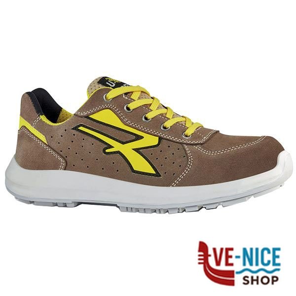 SCARPE DORADO MARRONE/GIALLO BASSE 41 S1P UPOWER RU20066-41 SCARPE ANTINFORTUNISTICHE F - immagine 4