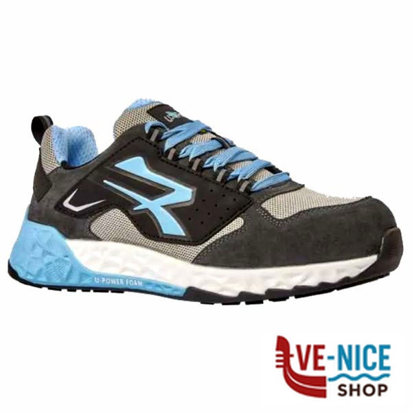 SCARPE ARYA GRIGIO/AZZURRO BASSE 40 S1P UPOWER RT20016-40 SCARPE ANTINFORTUNISTICHE F - immagine 2