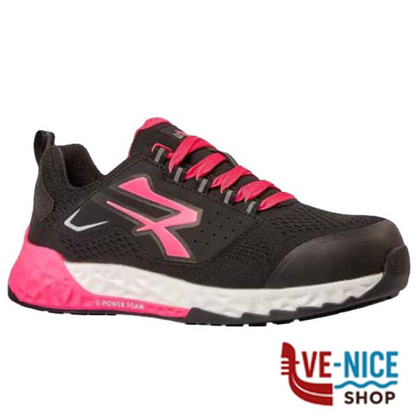 SCARPE BRIENNE NERO/FUCSIA BASSE 35 S1P UPOWER RT20076-35 SCARPE ANTINFORTUNISTICHE F - immagine 2