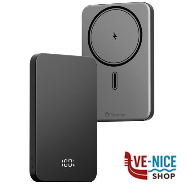 POWERBANK mAh 5000 NERO 4023 TIEMME 4023K ACCESSORI TELEFONIA F - immagine 2