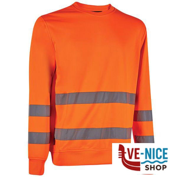 FELPA ALTA VISIBILITA' ARANCIO M CHARA UPOWER HL320OF-M (CY) INDUMENTI LAVORO F - immagine 2