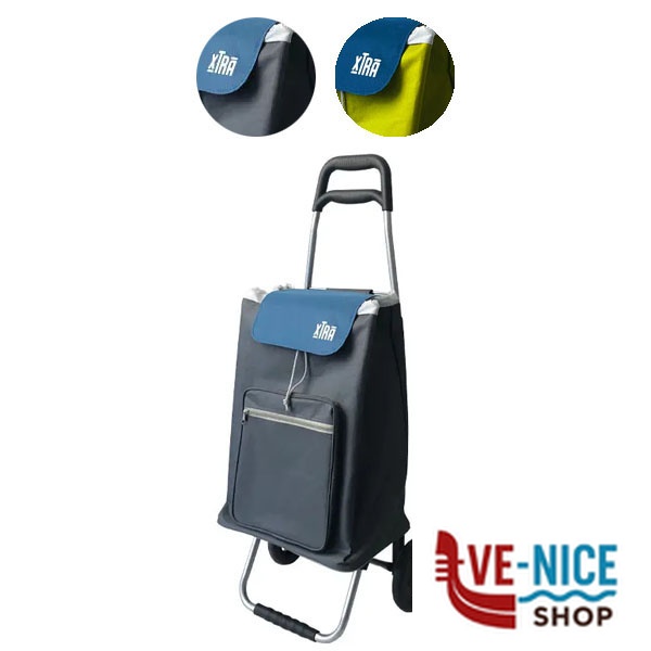 CARRELLO SPESA ANAIS G.l 40 37x30 h 95 XTRA 12667 LZ120 CARRELLI SPESA C - immagine 2