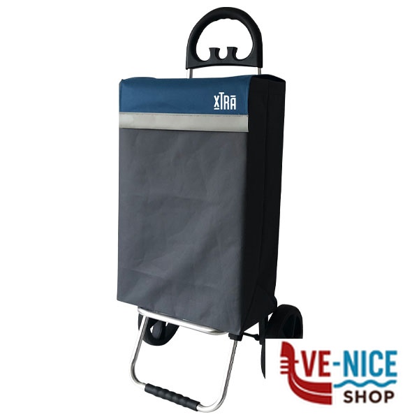 CARRELLO SPESA CHLOE l 45 47x33 h 100 XTRA 12141 LZ4461 CARRELLI SPESA C - immagine 2