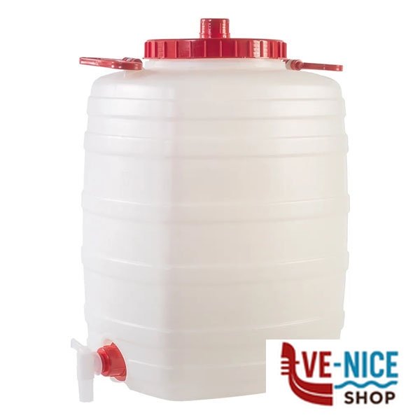 FUSTO BOCCA LARGA RUBINETTO DEMETRA l 100 ICS M870100 BIDONCINI C - immagine 3