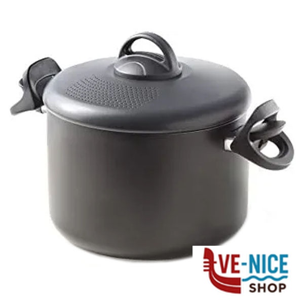 CUOCISCOLA ALLUMINIO cm 22 FUOCO&IDEE ACCADEMIA FIPNTCV22L PENTOLE ACCADEMIA C - immagine 3