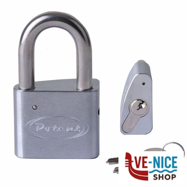 LUCCHETTO OTTONE mm 54 ARCO INOX 2750H POTENT 2750H POTENT LUCCHETTI S - immagine 3