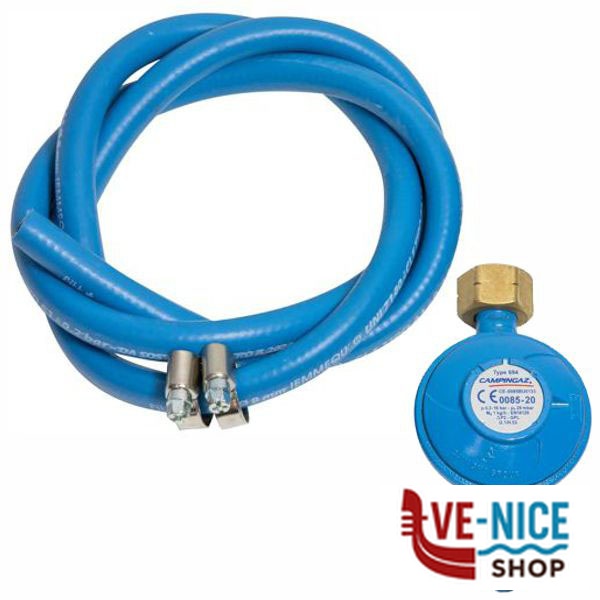 REGOLATORE GAS KIT Pz 4 CAMPINGAZ Y98000000 ACCESSORI BARBECUE C - immagine 2