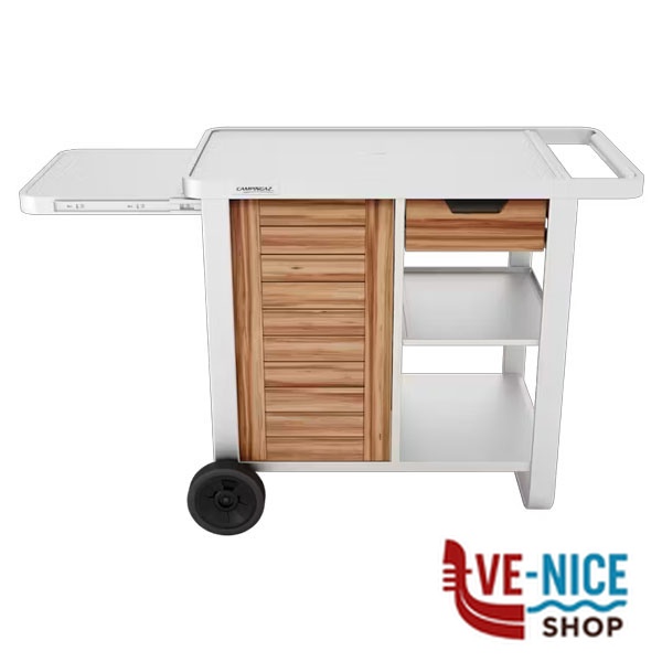 CARRELLO BARBECUE DELUXE WOODY CAMPINGAZ 2213919 ACCESSORI BARBECUE C - immagine 3