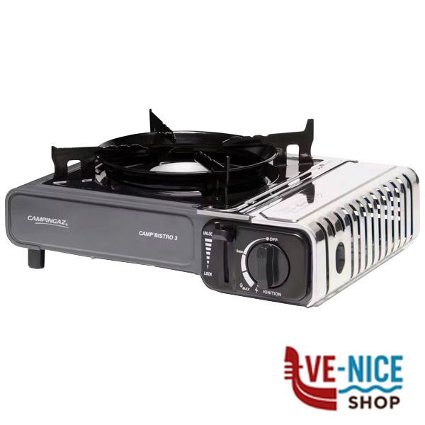 FORNELLO GAS PIEZO CAMP'BISTRO 3 CAMPINGAZ 2000038753 FORNELLI CAMPEGGIO C - immagine 2