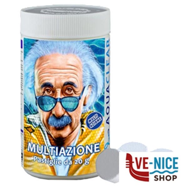 POLIFUNZIONE PASTIGLIE g 20 Kg 1,0 AQCL MUL20 S1 CHIMICI PISCINE C - immagine 4
