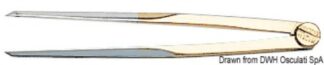 Compasso ottone 145 mm corto - 26.141.60 Osculati