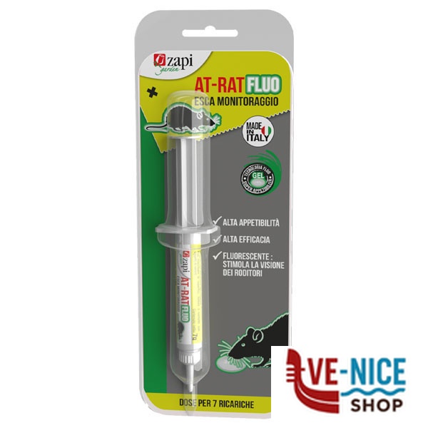 ESCA TRAPPOLA TOPI AT-RAT FLUO g 7 ZAPI 106900 TRAPPOLE TOPI C - immagine 2