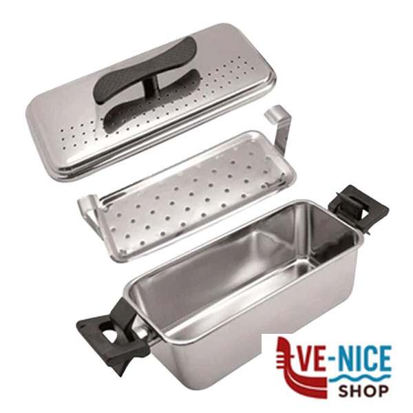 CUOCISCOLA INOX DUSPAGHI cm 42x15 IPAC VSPAG01 PENTOLE IPAC C - immagine 3