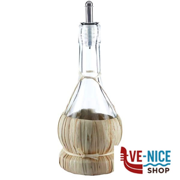 OLIERA VETRO REDONDA FIASCHETTO ml 250 OLIPAC IPAC OG0006 OLIERE C - immagine 3