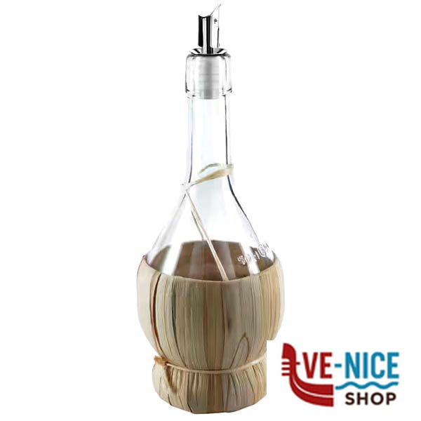 OLIERA VETRO REDONDA FIASCHETTO ml 500 OLIPAC IPAC OG0007 OLIERE C - immagine 3