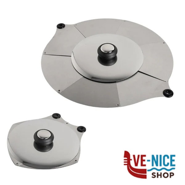 COPERCHIO ACCIAIO VENTAGLIO cm 12/32 GENIETTI IPAC GEN204 PENTOLE IPAC C - immagine 2
