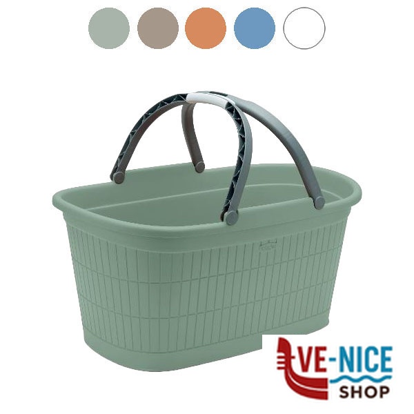 CESTA DOMUS MAN GREEN TEA 35x58 h 29 STEFANPL PF91202 PORTABIANCHERIA C - immagine 2