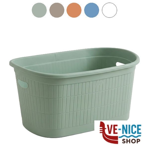 CESTA DOMUS GREIGE 38x58 h 28 STEFANPL PF91101 PORTABIANCHERIA C - immagine 2