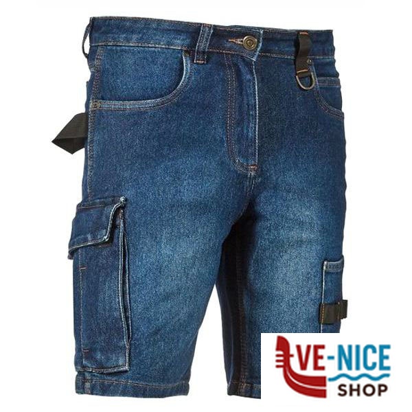 BERMUDA JEANS GUADO S SALT UPOWER ST392GJ-S INDUMENTI LAVORO F - immagine 2