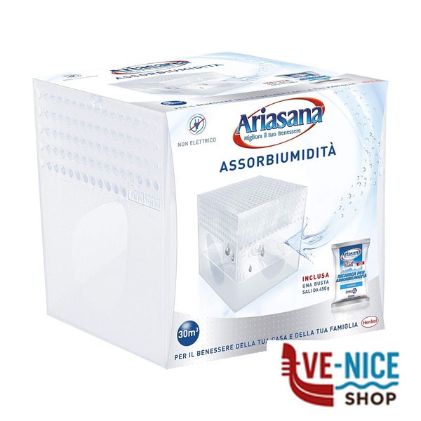 ASSORBIUMIDITA' KIT SALI Pz 2 g 450 ARIASANA 2559753 DEUMIDIFICATORI E ANTIMUFFA C - immagine 3