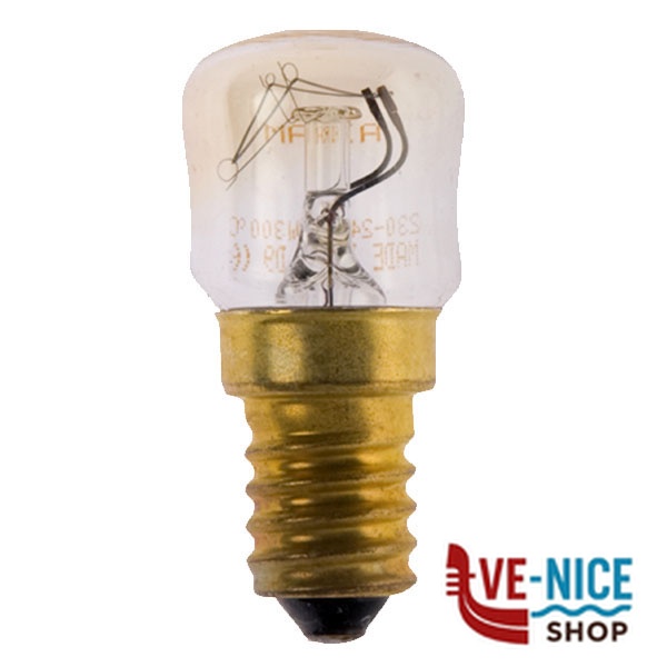 LAMPADA PERA E14 W15 FORNO Lm 50 Lm 50 SHOT PP15MFF240 LAMPADINE F - immagine 3
