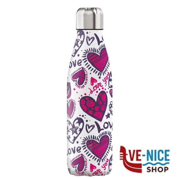 BOTTIGLIA TERMICA ACCIAIO LOVE cc 500 TSB STEELB.POP.19LOV THERMOS C - immagine 3