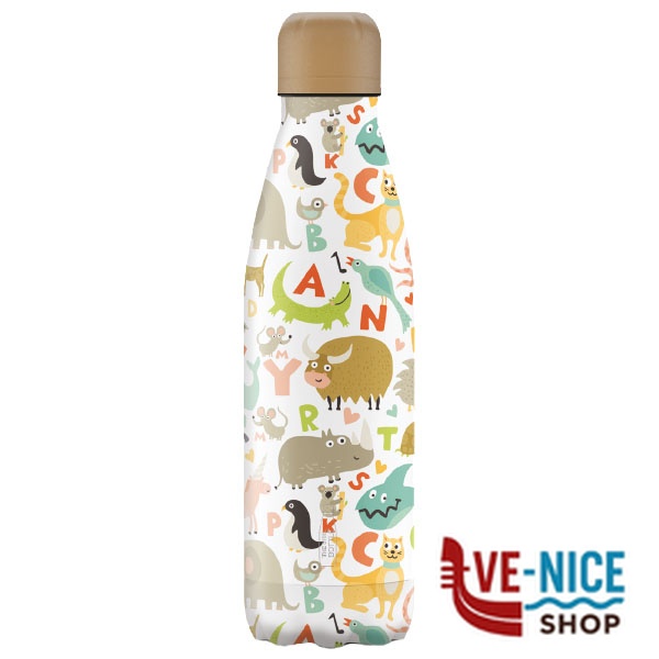 BOTTIGLIA TERMICA ACCIAIO ANIMALS cc 500 TSB STEELB.WILD-38A THERMOS C - immagine 3