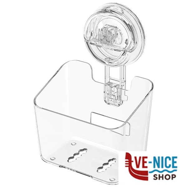 MENSOLA BAGNO VENTOSA RET.cm 12x10 h 18 XTRA 13241 A1347500 MENSOLE BAGNO C - immagine 3