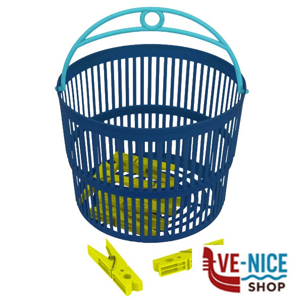 CESTINO PORTAMOLLETTE TOWE.Pz 24 8 h 19 XTRA 13257 XYB9901-1+XY9960 MOLLETTE BIANCHERIA C - immagine 3