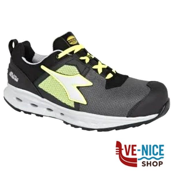 SCARPE GLOVE GHOST NERO/GIALLO BASSE 47 S1 DIADORA 183593/C0871-47 SCARPE ANTINFORTUNISTICHE F - immagine 2